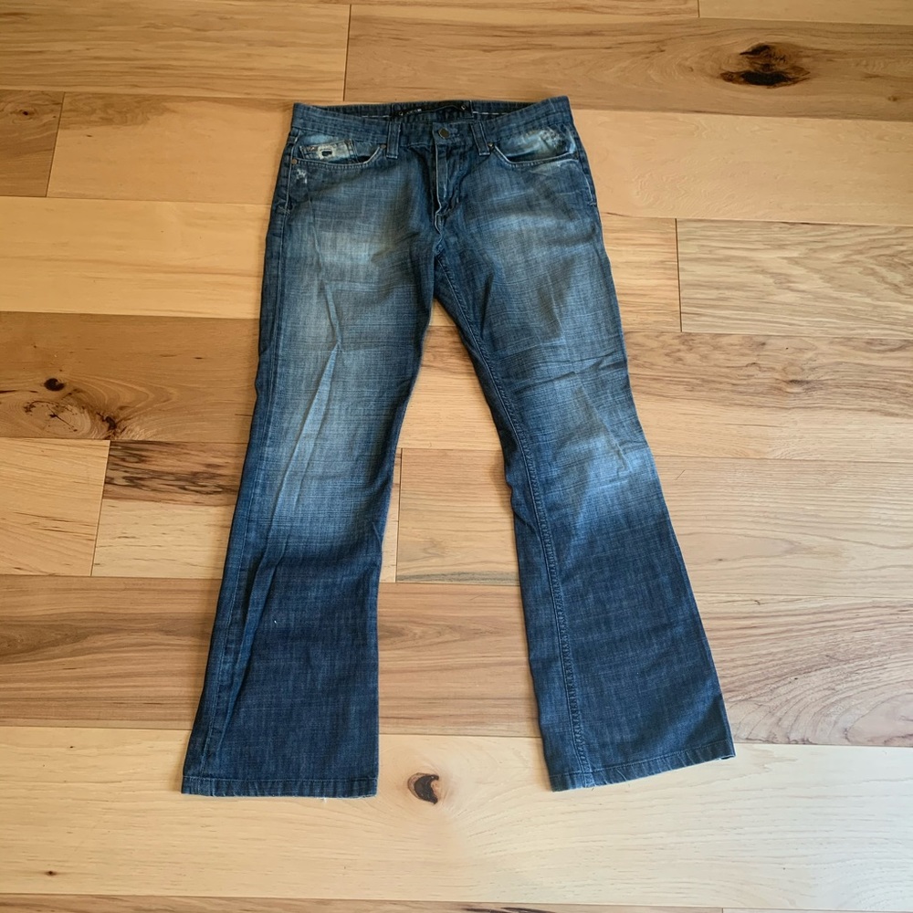 Joe’s Jeans Width 34, Slightly distressed